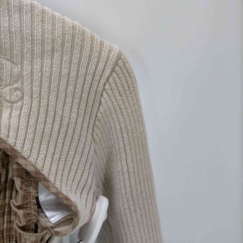 ダーリッチ Darich 25SS ニット レイヤード チェック ミディ ワンピース レディース FREE