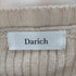 ダーリッチ Darich 25SS ニット レイヤード チェック ミディ ワンピース レディース FREE