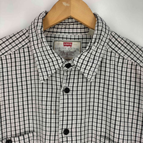 リーバイス Levis 90S 香港製 コットン チェックシャツ メンズ import:XL