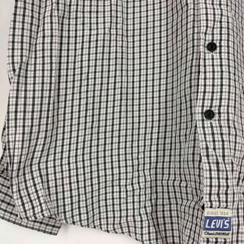 リーバイス Levis 90S 香港製 コットン チェックシャツ メンズ import:XL