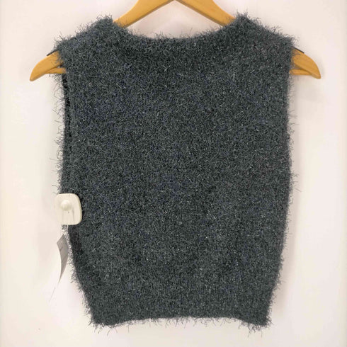 エモダ EMODA 24AW フラッフィー ニット タンクトップ レディース FREE