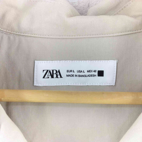 ザラ ZARA オープンカラーシャツ メンズ import:L