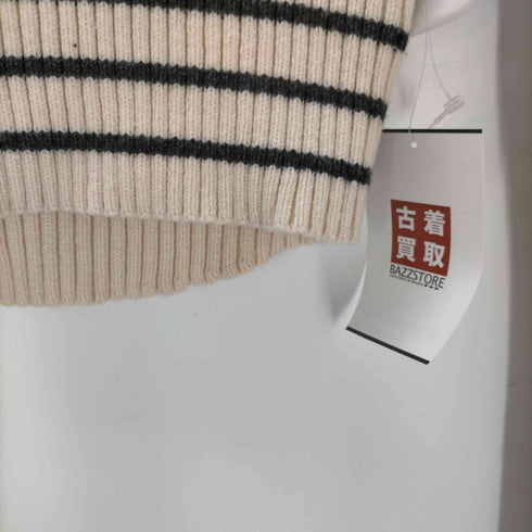 エモダ EMODA 24AW ハイネック クロップ ロゴ ニット レディース FREE