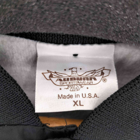 アーバンスポーツウェア AUBURN SPORTSWEAR 90s USA製 企業ロゴ ナイロンスタジャン メンズ JPN:XL