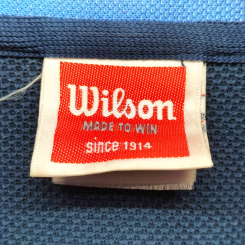 ウィルソン Wilson 袖 ロゴ 刺繍 ジップアップ トラック ジャケット メンズ
