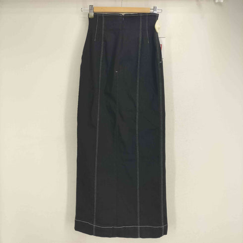 ヘイライフストア Hey life store スリットデニムスカート レディース JPN:S
