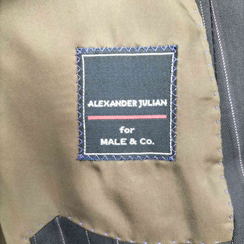 アレキサンダージュリアン ALEXANDER JULIAN ウール混 ストライプ セットアップ メンズ AB7