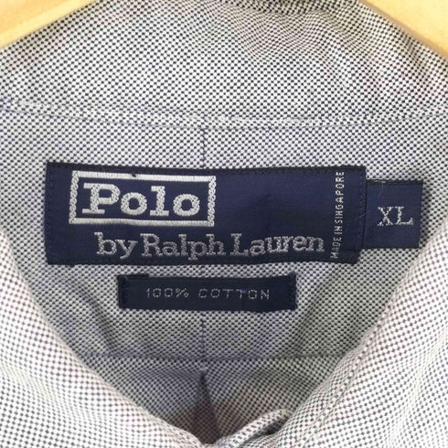 ポロバイラルフローレン Polo by RALPH LAUREN ダブルフラップポケット L/S シャツ メンズ XL