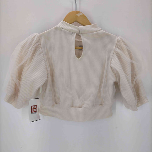 イートミー EATME 24SS リブ チュール ショート TOP レディース FREE