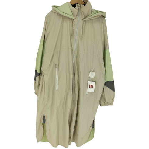 ザラ ZARA WATER REPELLENT RAINCOAT ナイロン フーデット コート レディース import:XL