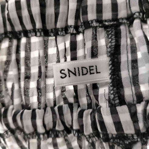 スナイデル snidel 24SS ギャザーフリル オフショル ブラウス レディース ONE SIZE