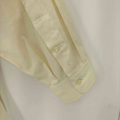 ラルフローレン RALPH LAUREN 90~00s 香港製 YARMOUTH アイボリーシャツ メンズ 16 1/2-35