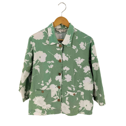 オービス ORVIS 花柄 シャツジャケット レディース 12