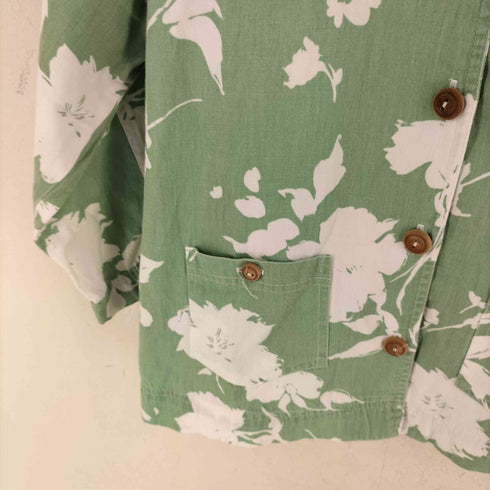 オービス ORVIS 花柄 シャツジャケット レディース 12