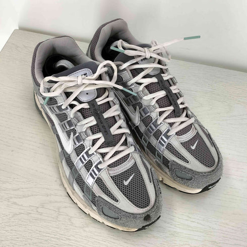 ナイキ NIKE P-6000 Flat Pewter/Light Iron Ore/Metallic Silver/White メンズ JPN:28