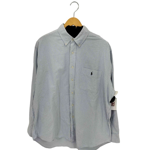 ラルフローレン RALPH LAUREN 90s BIG SHIRT ストライプボタンダウンシャツ メンズ JPN:L