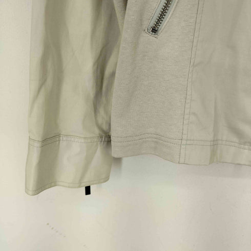 キャサリンハムネットロンドン KATHARINE HAMNETT LONDON リネン混 シングルライダースジャケット メンズ JPN:M