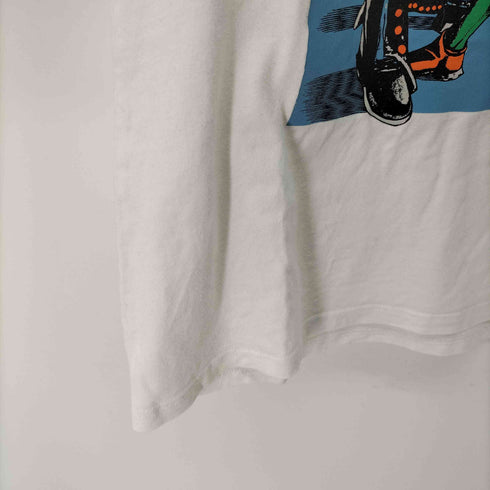 アニメ キャラクタープリント Tシャツ メンズ M