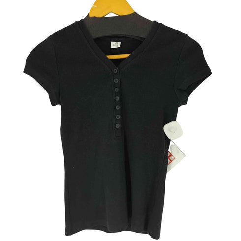 ボタンデザイン S/S カットソー レディース JPN:M