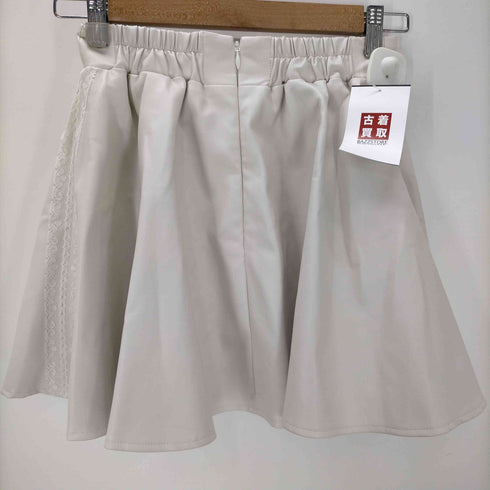 ジェイダ GYDA 25SS レースライン フレア ミニスカート ライク ショート パンツ レディース FREE