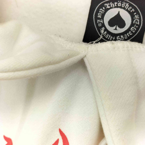 スラッシャー THRASHER ヘビーオンス プリント プルオーバーパーカー メンズ JPN:XL