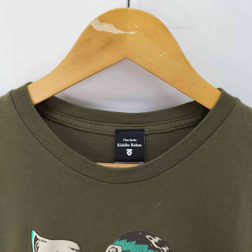 アニメ キャラクタープリント 富豪村 Tシャツ メンズ L