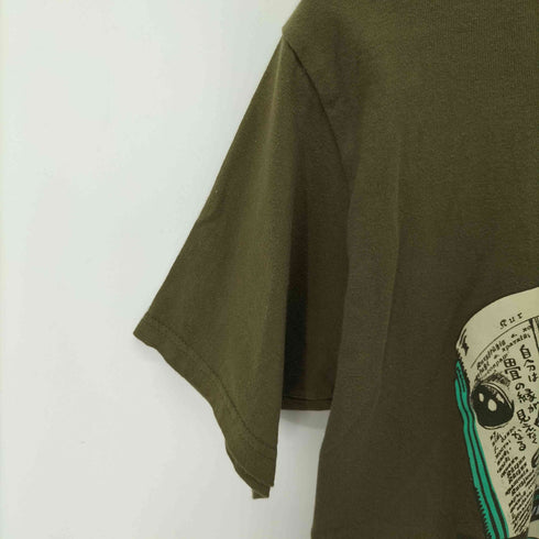 アニメ キャラクタープリント 富豪村 Tシャツ メンズ L