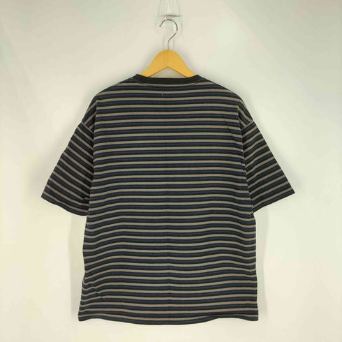 スティーブンアラン Steven Alan MVS BORDER CREW NECK TEE - BOLD ボーダークルーネックTシャツ メンズ JPN:L