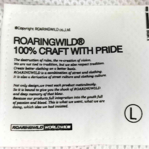 ROARINGWILD シアー フーディパーカー メンズ JPN:L