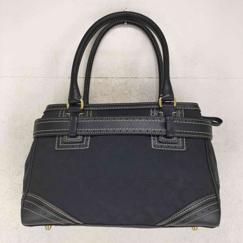 コーチ COACH Signature Canvas Handbag タッセル ビット金具 レディース