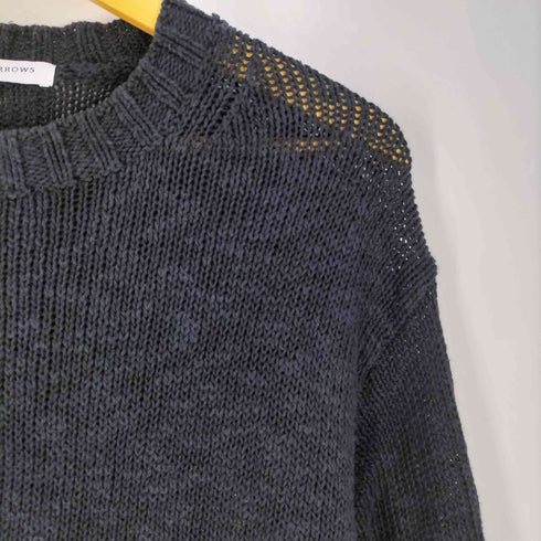 ユナイテッドアローズ UNITED ARROWS コットンリネン ローゲージ クルーネック メンズ JPN:XL