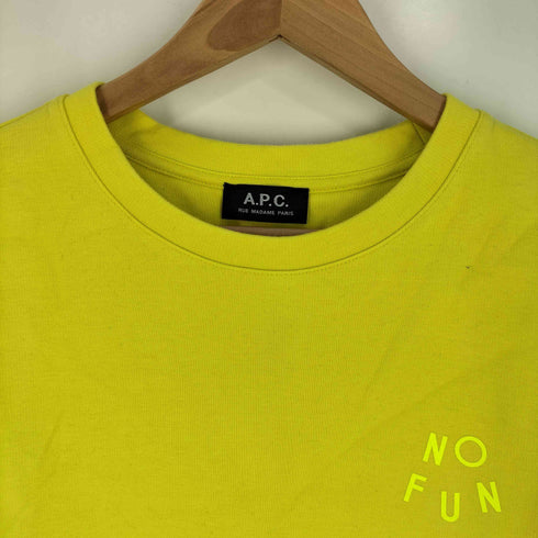 アーペーセー A.P.C. NO FUN プリント クルーネック スウェット メンズ