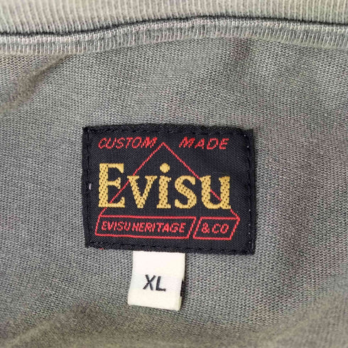 エヴィス EVISU リバースカモメスローガン 長袖Tシャツ メンズ import:XL