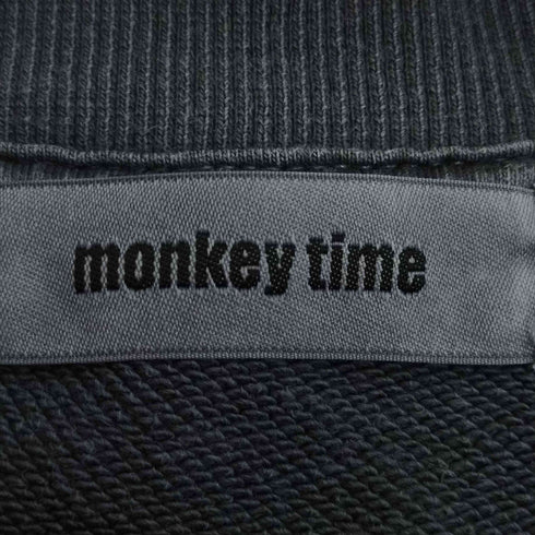 モンキータイム MONKEY TIME FRCH/TRY DISTRESSED CREW/スウェット メンズ JPN:L