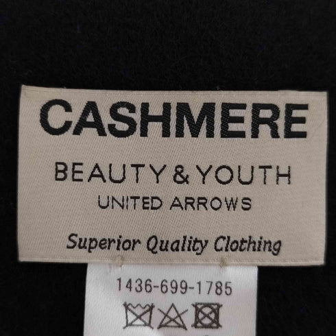 ビューティーアンドユースユナイテッドアローズ BEAUTY & YOUTH UNITED ARROWS BY ソリッド カシミヤ ストール メンズ