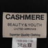 ビューティーアンドユースユナイテッドアローズ BEAUTY & YOUTH UNITED ARROWS BY ソリッド カシミヤ ストール メンズ