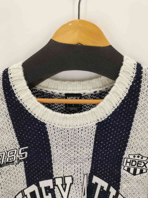 HDEX Athletic Stripe Knit Top メンズ import:L