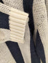 HDEX Athletic Stripe Knit Top メンズ import:L
