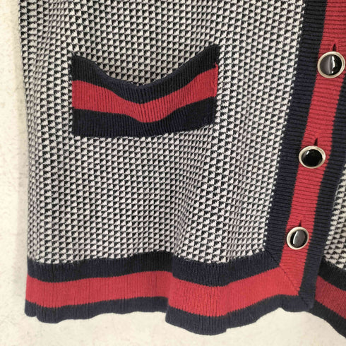 ラブレス LOVELESS ジオメトリック柄シルクカーディガン レディース 38