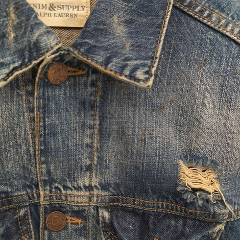 デニムアンドサプライラルフローレン DENIM&SUPPLY RALPH RAUREN 3rd型 デニムジャケット レディース JPN:XS