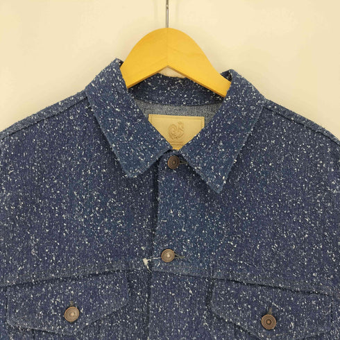 フォーワンセブンバイエディフィス 417 by EDIFICE NEPDENIM ネップデニム トラッカージャケット メンズ import:L