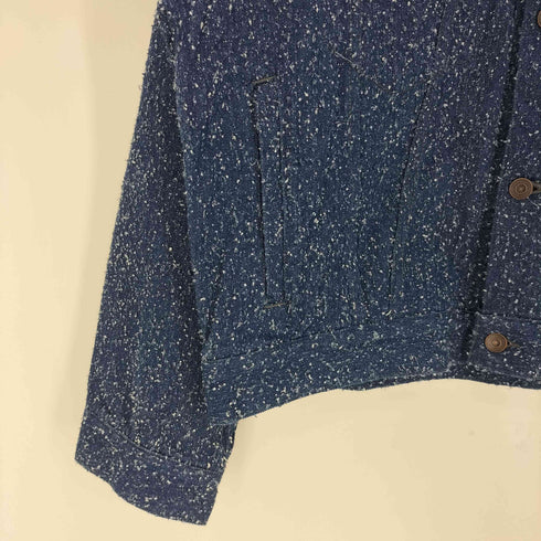 フォーワンセブンバイエディフィス 417 by EDIFICE NEPDENIM ネップデニム トラッカージャケット メンズ import:L