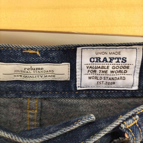 ジャーナルスタンダードレリューム JOURNAL STANDARD relume ジップフライ ワイド デニムパンツ メンズ JPN:S