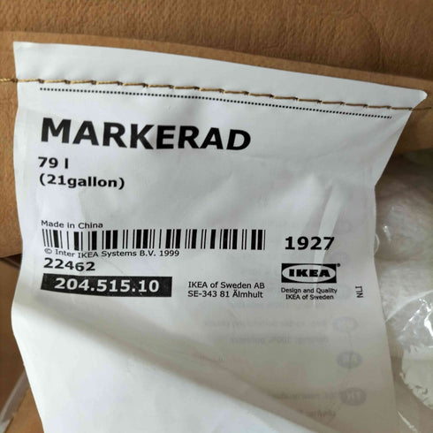 イケア IKEA SCULPTUREロゴ MARKERAD ペーパーバッグ メンズ