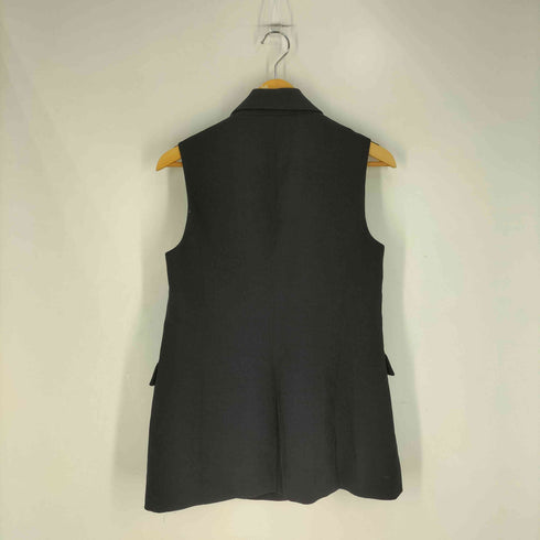 ザラ ZARA ラインストーンボタン ロングベスト レディース import:S