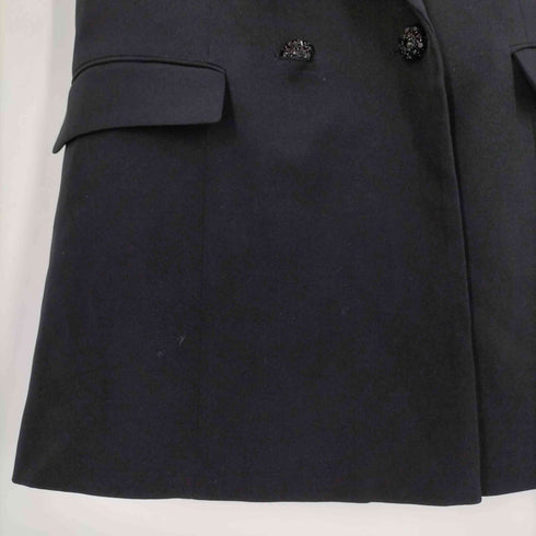 ザラ ZARA ラインストーンボタン ロングベスト レディース import:S