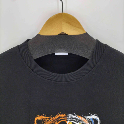 フック HOOK タイガー刺繍 クルーネック L/S Tシャツ メンズ JPN:L