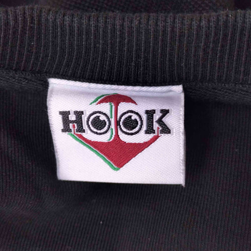 フック HOOK タイガー刺繍 クルーネック L/S Tシャツ メンズ JPN:L