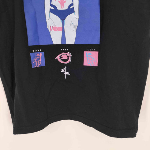 アニメプリントクルーネックTシャツ メンズ JPN:L