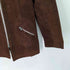 70s GENUINE LEATHER SUEDE ACMEジップ ジップアップ ジャケット メンズ